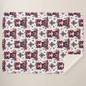 Couverture Sherpa Gothique Kitten (Devant (Horizontal))