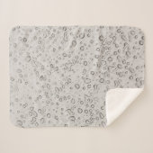 Couverture Sherpa gouttelettes d'eau (Devant (Horizontal))