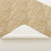 Couverture Sherpa gouttelettes d'eau d'or (3/4)