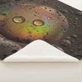 Couverture Sherpa gouttelettes d'eau sur panneau de verre (3/4)