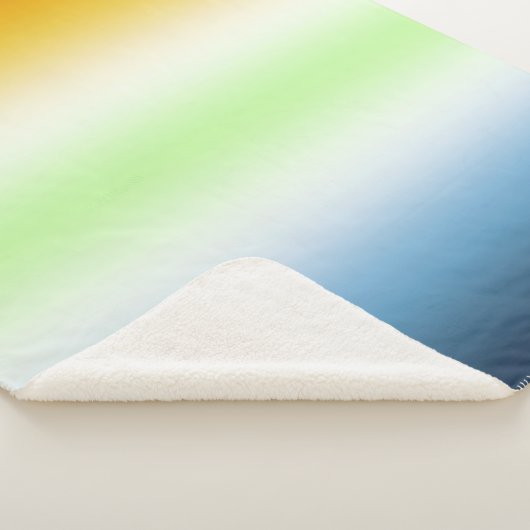 Couverture Sherpa Gradient AroAce Agender Pride (3/4)