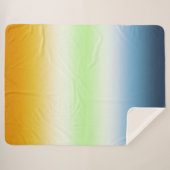 Couverture Sherpa Gradient AroAce Agender Pride (Devant (Horizontal))