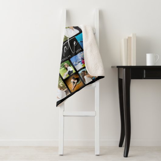 Couverture Sherpa GRADUATE Moderne 19 Photo Collage Script noir (En situation)