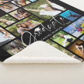 Couverture Sherpa GRADUATE Moderne 19 Photo Collage Script noir (3/4)