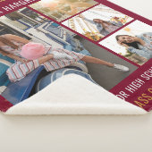 Couverture Sherpa Graduation 2025 Photo Collage Bourgogne Grad (3/4)