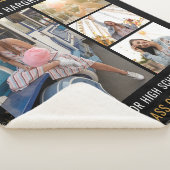 Couverture Sherpa Graduation 2025 Photo Collage Grad Keepsaké (3/4)