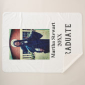 Couverture Sherpa Graduation photo name year class university simple (Devant (Horizontal))