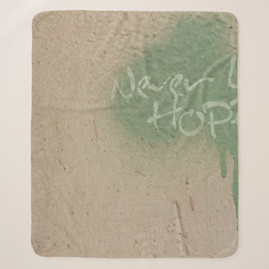 Couverture Sherpa Graffiti citation espoir inspiration (Devant)