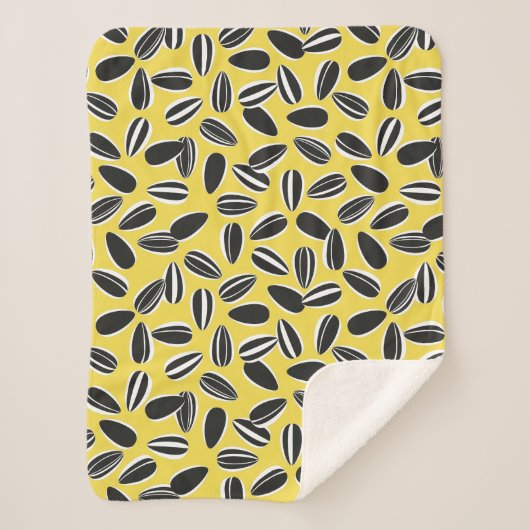 Couverture Sherpa Graines de tournesol (Devant)
