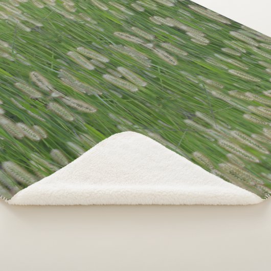 Couverture Sherpa Graines vertes (3/4)