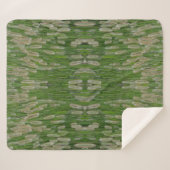 Couverture Sherpa Graines vertes (Devant (Horizontal))