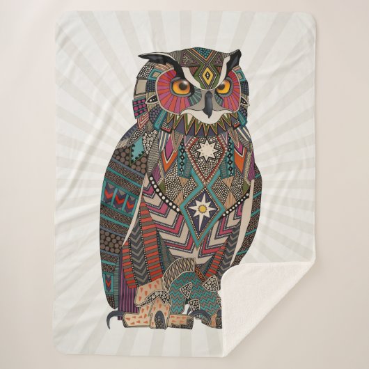 Couverture Sherpa grand-duc (Devant)