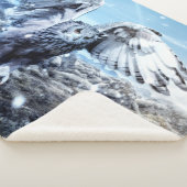 Couverture Sherpa grand hibou (3/4)