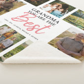 Couverture Sherpa Grand-mère Vous êtes le meilleur collage photo mod (3/4)