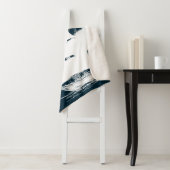 Couverture Sherpa Grand navire et nuages Nautique (En situation)