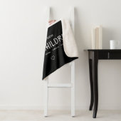 Couverture Sherpa Grand-parents 6 Collage photo en noir personnalisé (En situation)