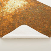 Couverture Sherpa grand Rust background abstrait, antique, antique, (3/4)