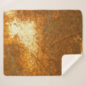 Couverture Sherpa grand Rust background abstrait, antique, antique, (Devant (Horizontal))