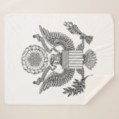 Couverture Sherpa Grand Sceau des États-Unis d'Amérique (États-Unis) (Devant (Horizontal))