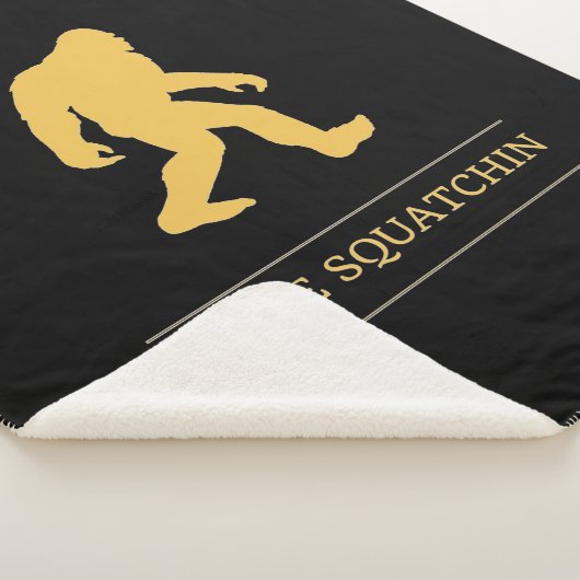 Couverture Sherpa Grand Squatchin allé par pied drôle Sasquatch (3/4)