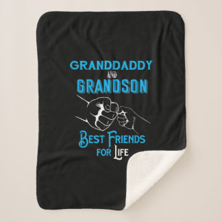 Couverture Sherpa Granddaddy & Grandson Best Friends For Life