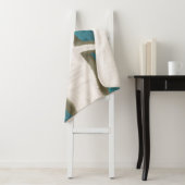 Couverture Sherpa Grande Attaque de requin blanc Personnalisé Océan  (En situation)