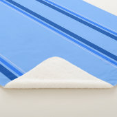 Couverture Sherpa Grandes Bleues Blanche Sherpa (3/4)