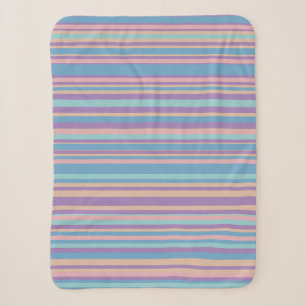 Couverture Sherpa Grandes colorées Danois Pastel Motif