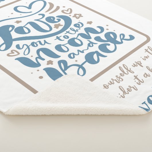 Couverture Sherpa Grandgirl To the Moon and Back Love Nana Sherp (3/4)