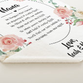 Couverture Sherpa Grandma Grammy Nana de Grandkids (3/4)