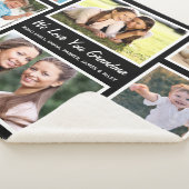 Couverture Sherpa Grandma Love You 8 Photo Collage (3/4)