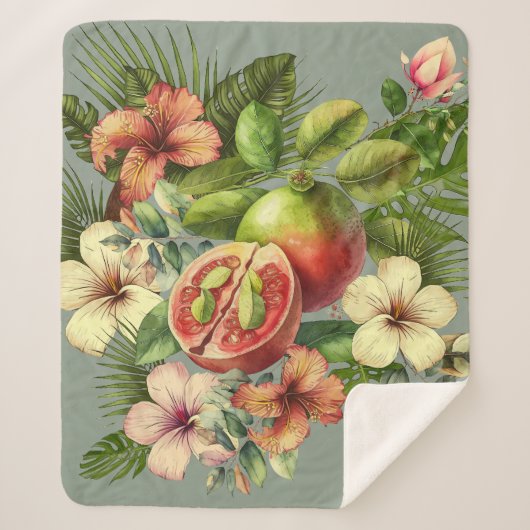 Couverture Sherpa Grandma Manuela's Guavas (Devant)