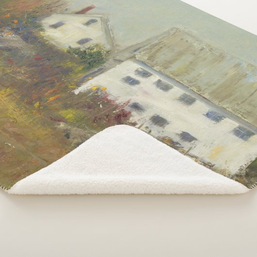 Couverture Sherpa Grange blanche (3/4)