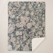 Couverture Sherpa Granite background (Devant)