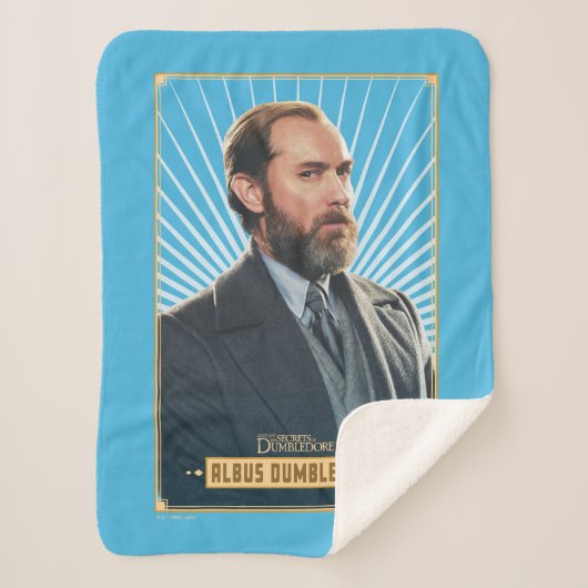 Couverture Sherpa Graphique de caractères Albus Dumbledore (Devant)