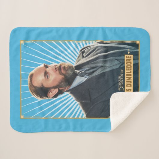 Couverture Sherpa Graphique de caractères Albus Dumbledore (Devant (Horizontal))