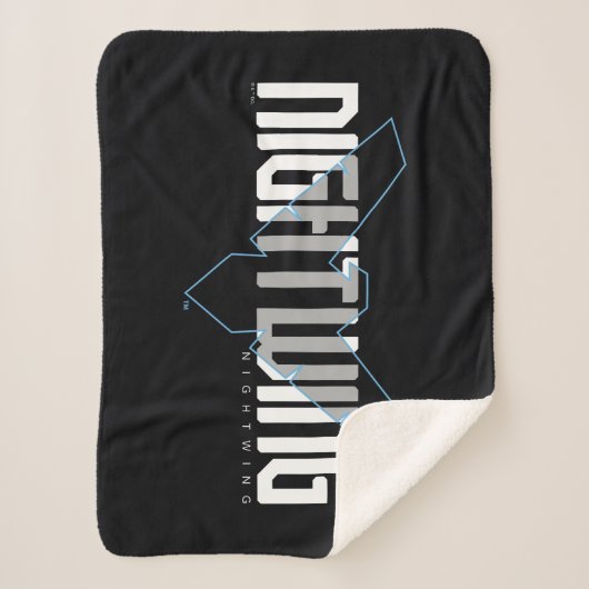 Couverture Sherpa Graphique de nom high-tech Nightwing (Devant)