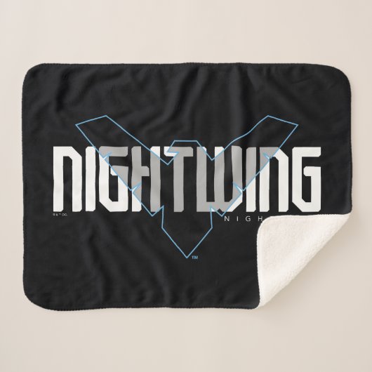 Couverture Sherpa Graphique de nom high-tech Nightwing (Devant (Horizontal))