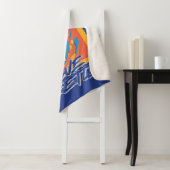 Couverture Sherpa Graphique de Talavera de scarabée bleu (En situation)