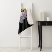 Couverture Sherpa Graphique des lumières de Neon Retro Supergirl (En situation)