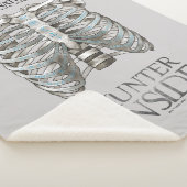 Couverture Sherpa Graphique en cage à cage surnaturelle "Hunter Insi (3/4)