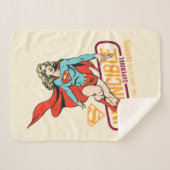 Couverture Sherpa Graphique rétro-invincible Supergirl (Devant (Horizontal))