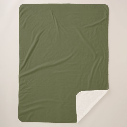 Couverture Sherpa Grass Green Sherpa Blanket (Devant)