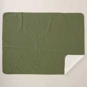Couverture Sherpa Grass Green Sherpa Blanket (Devant (Horizontal))