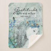 Couverture Sherpa Gratitude (Devant)