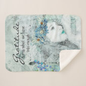 Couverture Sherpa Gratitude (Devant (Horizontal))