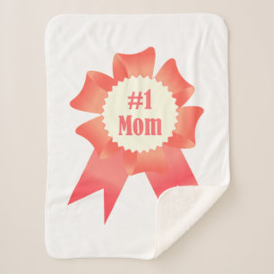 Couverture Sherpa Gratitude Numéro Une maman lauréat du prix ruban
