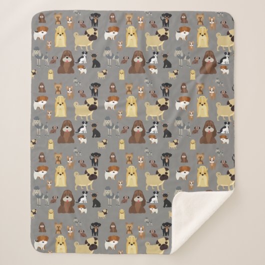Couverture Sherpa gray backgrounds (Devant)