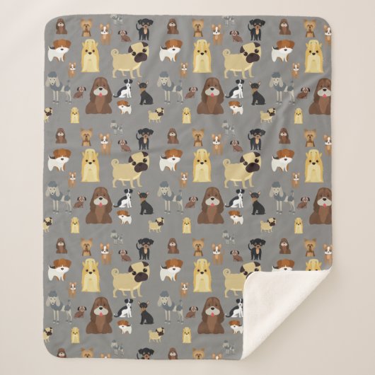 Couverture Sherpa gray backgrounds (Devant)