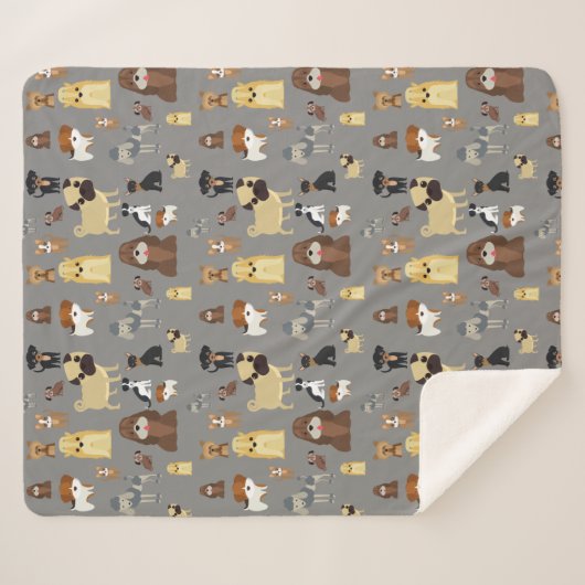 Couverture Sherpa gray backgrounds (Devant (Horizontal))